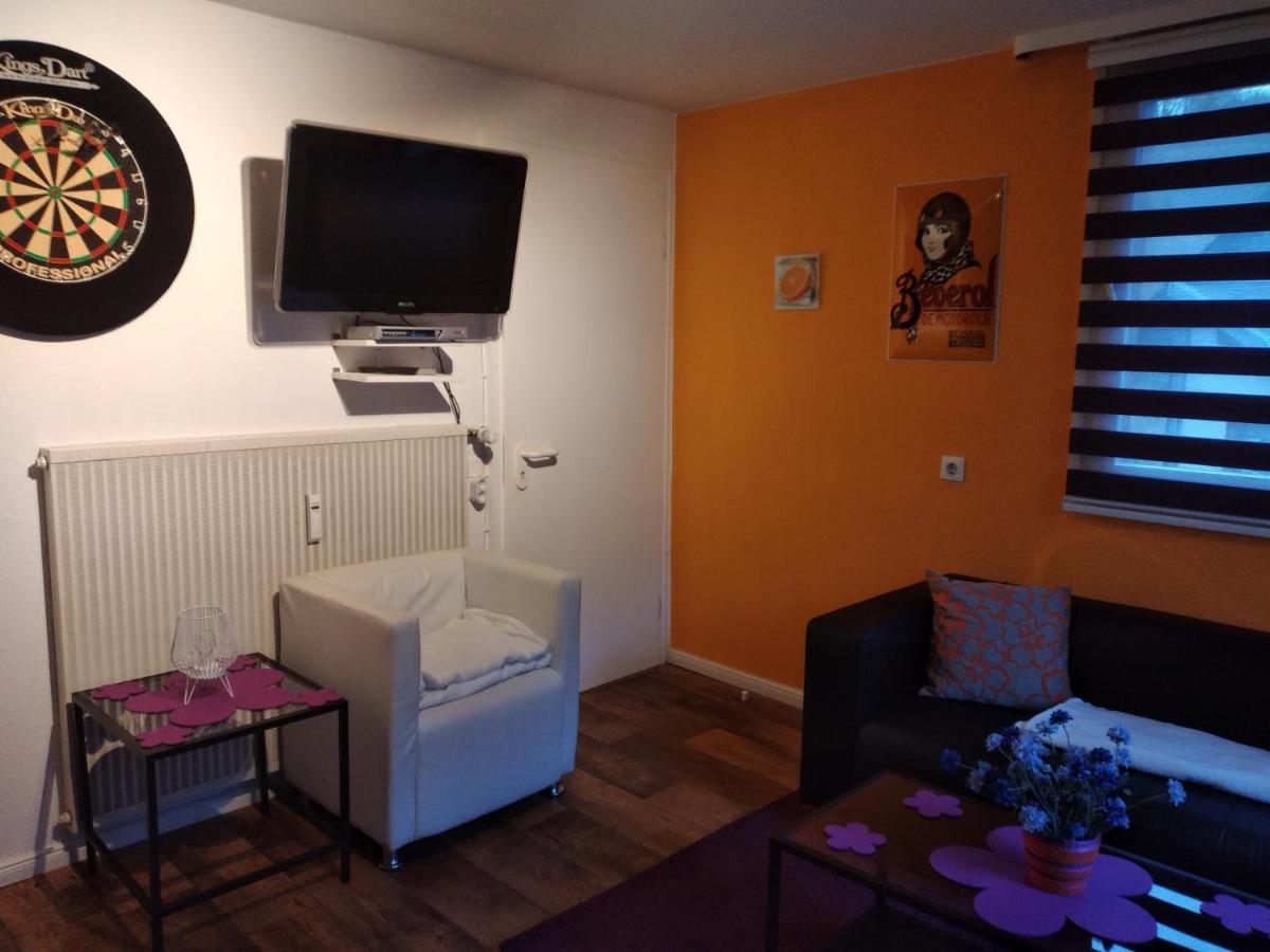 Ferienwohnung Kunterbunt mit Burgblick und Dachterrasse Monschau Exterior foto