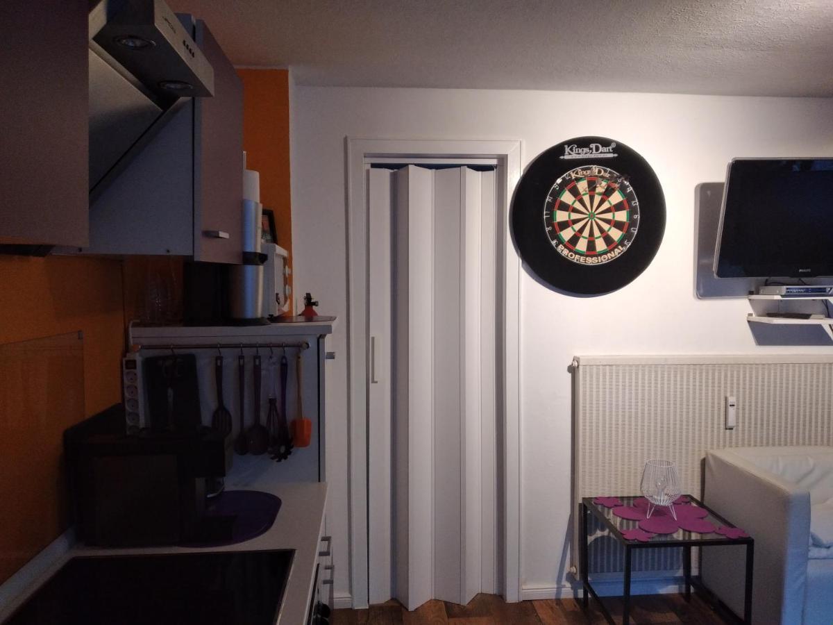 Ferienwohnung Kunterbunt mit Burgblick und Dachterrasse Monschau Exterior foto
