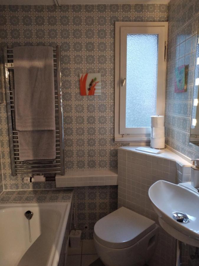 Ferienwohnung Kunterbunt mit Burgblick und Dachterrasse Monschau Exterior foto